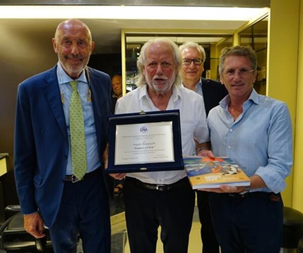 Cna Lucca celebra l'eccellenza artigiana:  il saluto allo storico associato Angelo Bonuccelli