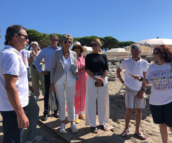 Primo Sopralluogo dei Paladini Apuoversiliesi con una delegazione di Forza Italia
