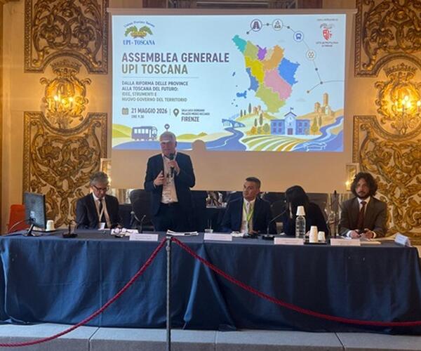 Pierucci ad assemblea generale di UPI Toscana: "La Provincia di Lucca sta lavorando bene. I riscontri degli amministratori locali sono positivi"