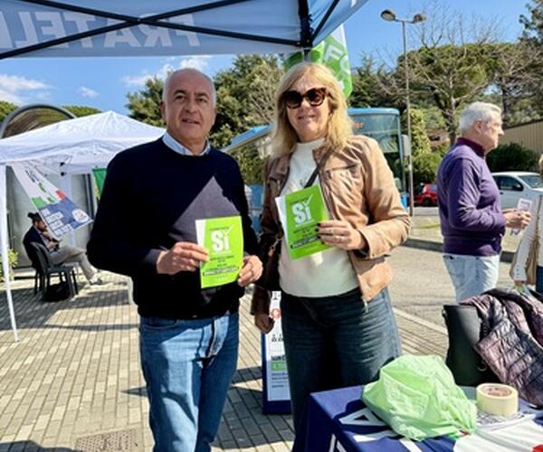I coordinatori di Fratelli d'Itala Alberto Coluccini (Massarosa) e Claudia Bonuccelli (Camaiore) commentano la vittoria del No al Referendum