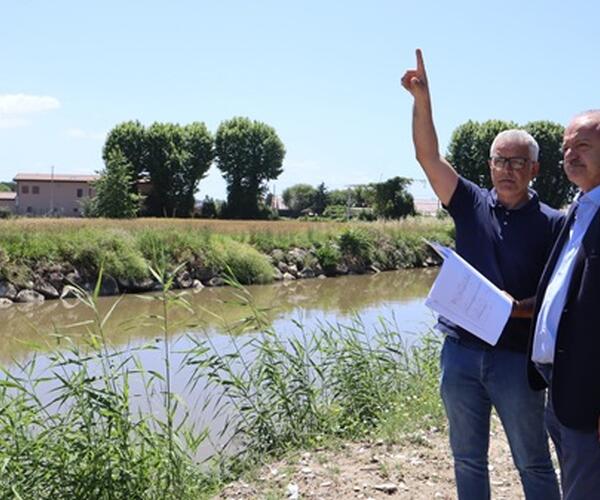 Farabola-Sassaia: concluso il cantiere da 1,2 milioni. Rialzati e consolidati gli argini per ridurre il rischio