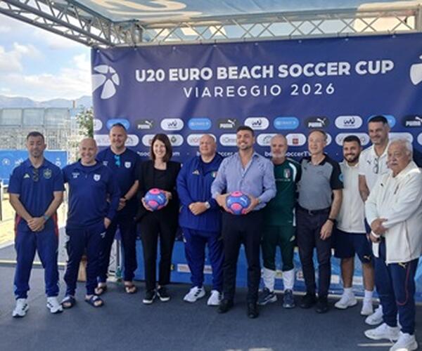 Al via l'Europeo Under 20, Viareggio capitale internazionale del beach soccer