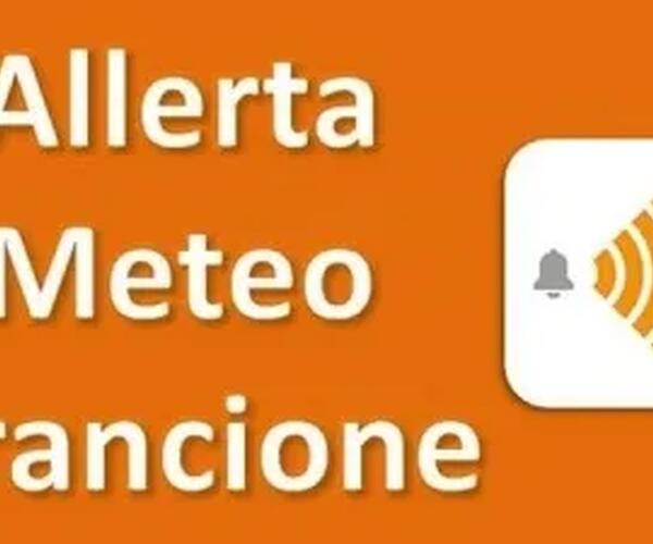 Allerta meteo arancione dalle 17 di mercoledì 7 ottobre fino alle 17 di giovedì 8 ottobre