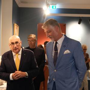 Ministro Giuli al Museo di Arte Moderna Quarto Platano di Villa Bertelli 2