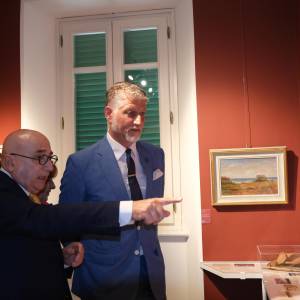 Ministro Giuli al Museo di Arte Moderna Quarto Platano di Villa Bertelli 3