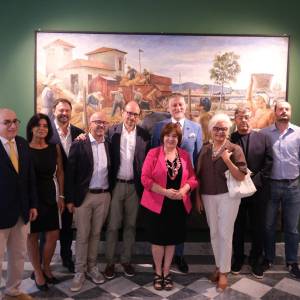 Ministro Giuli al Museo di Arte Moderna Quarto Platano di Villa Bertelli7