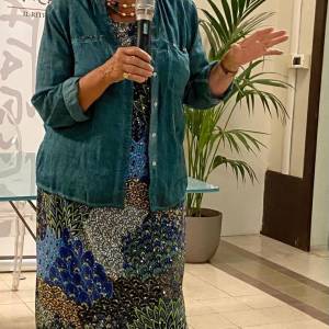 Mostra Catarsini-Cristina Acidini al finissage della mostra