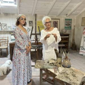 Mostra Catarsini-Rajae Bezzaz ed Elena Martinelli nell'Archivio Catarsini