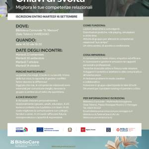 BiblioCare_CorsoChiaviSvolta_Viareggio 23 settembre logo