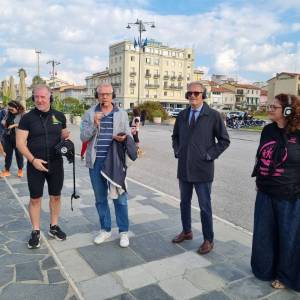 Saluti camminata 1 - Rinaldi, Trielli, Meciani e Galli