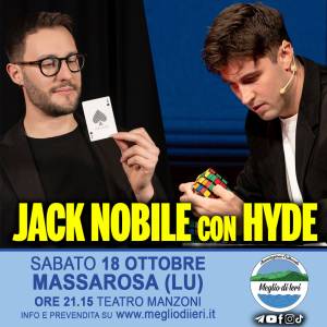 Jack Nobile con Hyde locandina 18 ottobre 2025