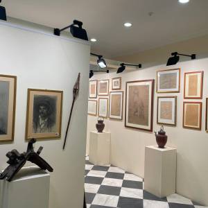 Foto allestimento mostra grafiche Simi Palazzo Cultura Cardoso 2