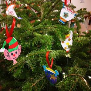 Il Natale degli Etruschi addobbi