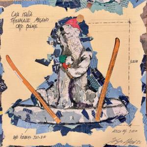 Jacopo allegrucci olimpiadi invernali milano cortina 2026 orso polare olimpio bozzetto