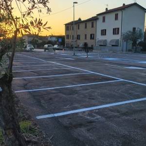 Seravezza -  Nuovo parcheggio in via De Gasperi 2