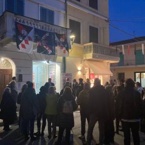 Stefano Baccelli inaugura la sede elettorale 2