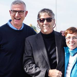 Stefano Ticci Sindaco Bruno Murzi e Lisa Della Buona