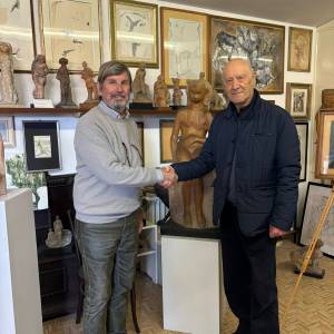 Giampiero Ghelfi e Vittorio Guidi al Museo Ugo Guidi