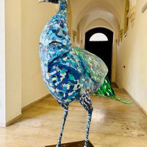jacopo allegrucci pavone per mostra puppets & monuments lecce 12 ok