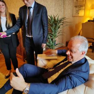 Zucconi e Montemagni incontrano il ministro  Piantedosi 2