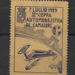 annullo postale coppa camaiore 1929