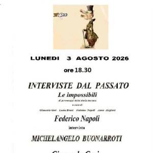 Intervista impossibile a Michelangelo Buonarroti locandina