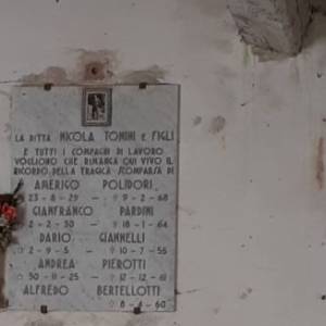 Lapide morti del Piastraio