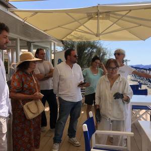 On Andrea Barabotti con i balneari