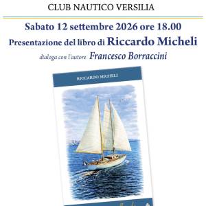 LOCANDINA Al Club Nautico Versilia la presentazione del libro “Il tuo nome nell’onda_
