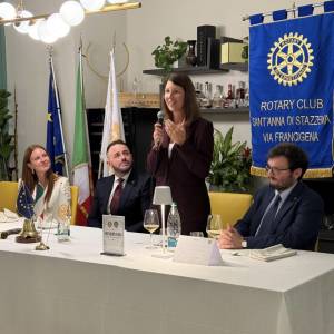 Un momento della serata