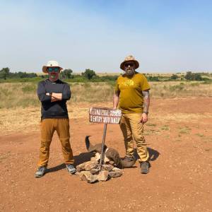 luca nori e marco bergamini in kenya ok