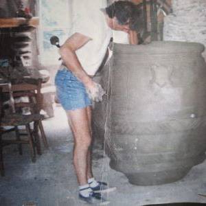 Orcio toscano in via di ultimazione  da parte  di Alberto Bitossi r